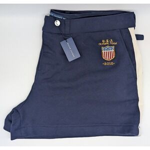 Ralph Lauren 2012 USA Olympic Team Shorts Size XXL Navy Blue NEW‎